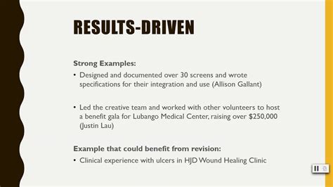result driven meaning.